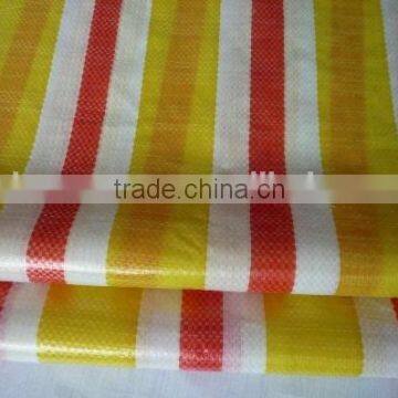 450gsm 500D*500D 18*17 For Advertising PVC Stripe Tarpaulin