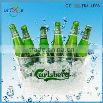 PS ice bucket plastic ice bucket / lighted beer ice bucket/personalized ice bucket