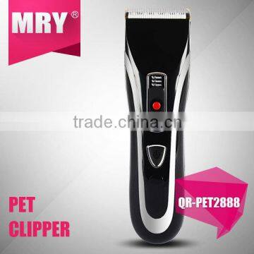 2015 MRY brand Cordless operated pet clipper DC motor pet clipper rechargeable pet trimmer(QR-PE2888)                        
                                                Quality Choice