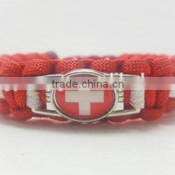 Switzerland Paracord Bracelet