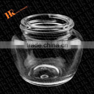 cream jar empty glass bottle transparent cosmetics glass bottle