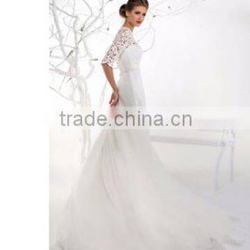 Newest Crochet Lace Top Wedding Dress High-quality Collection