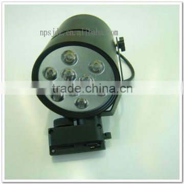 Black 9w led track spot light