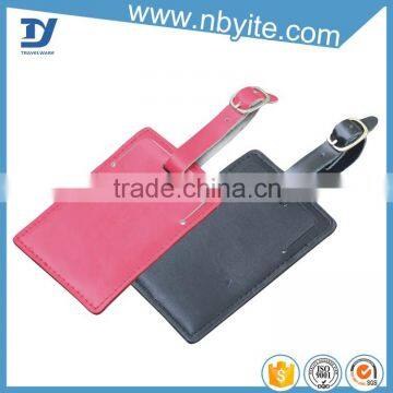 Leather Material and Tag Type acrylic luggage tag