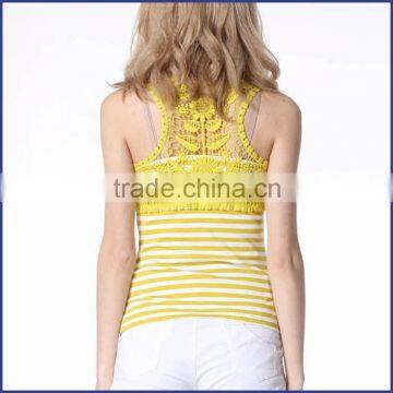 New Design Striped Morning Womens Tank Top In Bulk photo-2