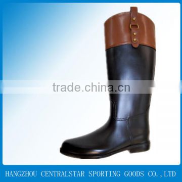 black shinny sex ladies horse riding boots WR-247