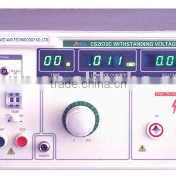 Withstanding voltage tester