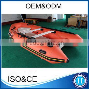 Open glass bottom boats for sale rib 380 with CE certificate