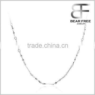 Custom 925 Sterling Silver Twisted Neck Link Chain Necklace Width 1.2mm, Matching Chain for Pendant photo-2