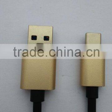 USB Type C Male to USB 3.0 Standard with Braid Data Cable with Reversible Connector