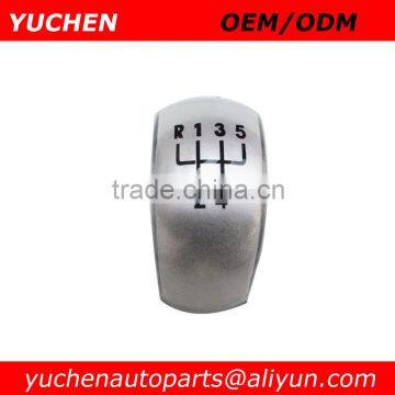 YUCHEN Car Shift Gear Knob Black/ Silver Cover Caps For Skoda Octavia II A5 MK2 2004-2010 Car Spare Parts