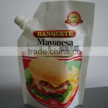Plastic Spout Bag For Liquid Fruit Juice