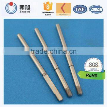 China supplier CNC machining machine screw with plating nickle