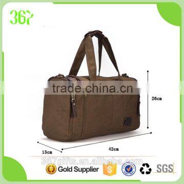 Classical Design Vintage Canvas Washing Tote Bag Travel Bag photo-6