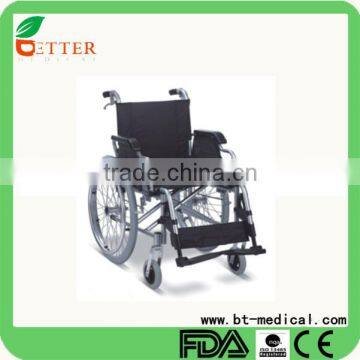 Standard foldable aluminum wheelchair