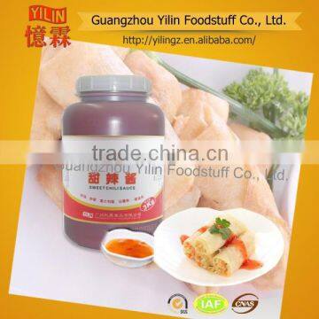 OEM service YILIN brands 3kg Thai Sweet Chili Sauce in China factory