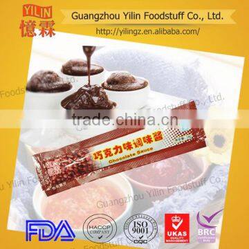 Wholesale delicious OEM 18g chocolate sauce hot selling