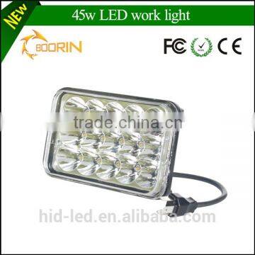 IP67 Auto Led Working Light 45w Led Work Light 12V For Offroad,Tractor,Truck