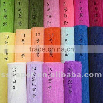 Color Crepe Paper in Rolls Metallic Adhesive Paper Art and Craft Supplies photo-4