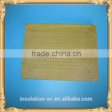 RED-HOT-SELLER!Yellow epoxy resin sheet with punch stiffening plate