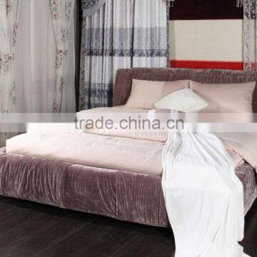 2013 pink bed sheet for hometextile(romantic)