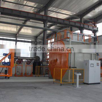 Well environment shuttle rotomolding machine