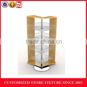 4 Way Food Display Rack for Shopping Mall