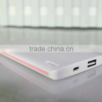 Super light 4000mah power bank Lipo power bank charge for iPhone 6