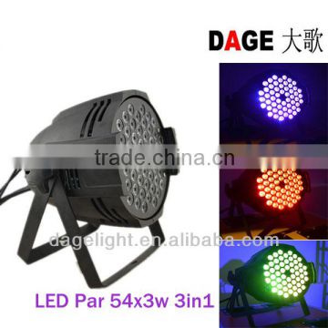 led stage light 54X3W 3in1 from guangzhou baiyun chinese imports wholesale