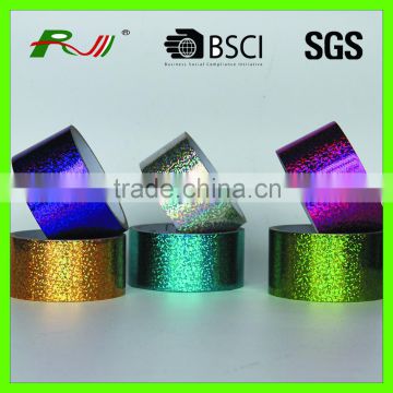 Easy tear colorful cloth holographic tape with free sample                        
                                                Quality Choice