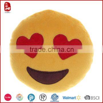 100% PP Cotton Low Price Plush Emoji Pillows Supply