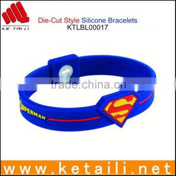 China Alibaba OEM Design Various Ultra Soft Texture Silicone Silicone Bracelet Sizes Maker Silicone Bracelets Inc