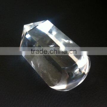 6 Sides Clear Quartz Point With Round Bottom