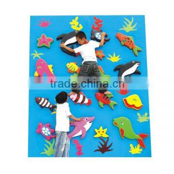 Customizable lovely submarine-world style foam climbing toys