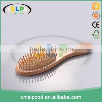Best Wooden SPA Massage Comb Wooden Bristle Large Square Paddle Brush