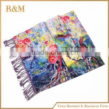 Factory Sale Superior Quality Long Knit Scarf With Many Colors photo-3