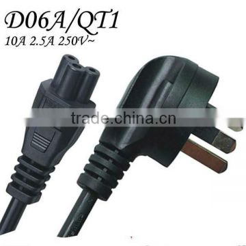 Australia standard saa approval 3pin plug