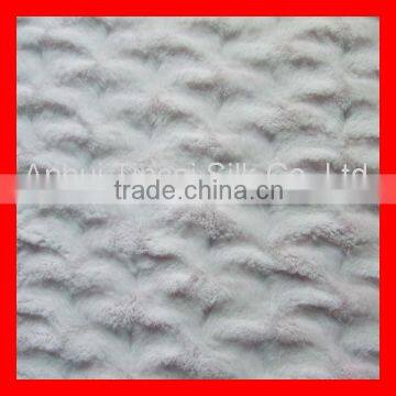 Polyester Embossed PV Plush