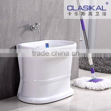 Outdoor use wash broom ceramic mop japan tub 77