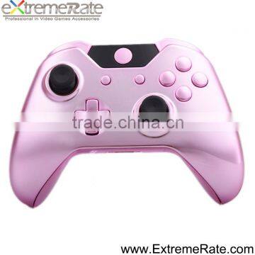 Replacement shell for Xbox one housing pink, chrome housing shell for xbox one controller kits with buttons