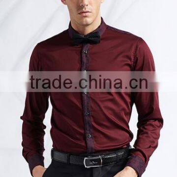 Men's Dress Wedding Business cotton long sleeve shirt