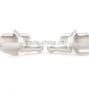 Cuff Daddy Silvertone Gardener Cufflink Shirt For Men Cufflink Display