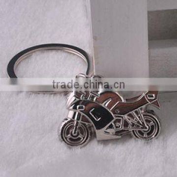 Fashion personality metal keychain factory wholesale motorcycle key ring