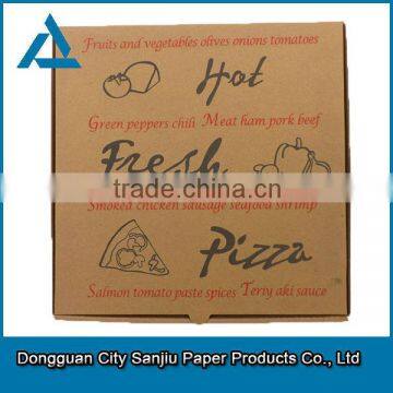 Customized Printing Large and Small Size Stock Pizza Box Pizza Delivery Box photo-2
