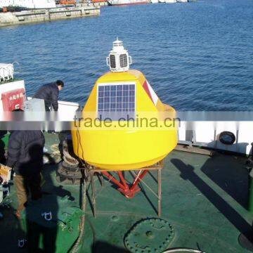 1.5m Polyurea monitoring hydrological buoy with solar panel