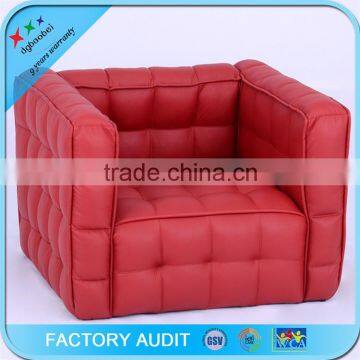 2016 New Design PU Leather Rose Red Sofa