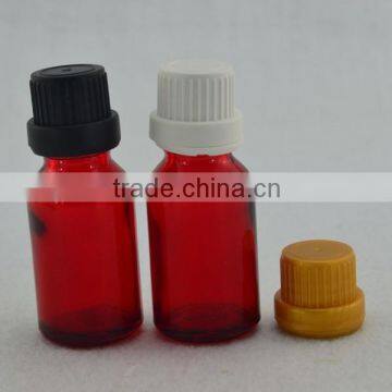 30ml Red Glass Dropper Bottle With Childproof Cap photo-4