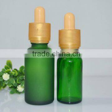 empty vodka glass bottle/30 ml bottle droper black/glass bottle 30ml