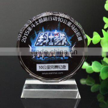 New Arrival Crystal Cheap Souvenir Plate photo-2