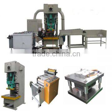 Automatic aluminum foil container making machine